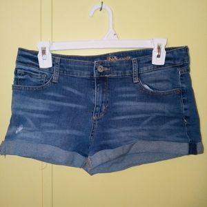 Denim shorts